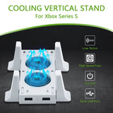 Mcbazel vertikalt stativ med kylfläkt för Xbox Series S
